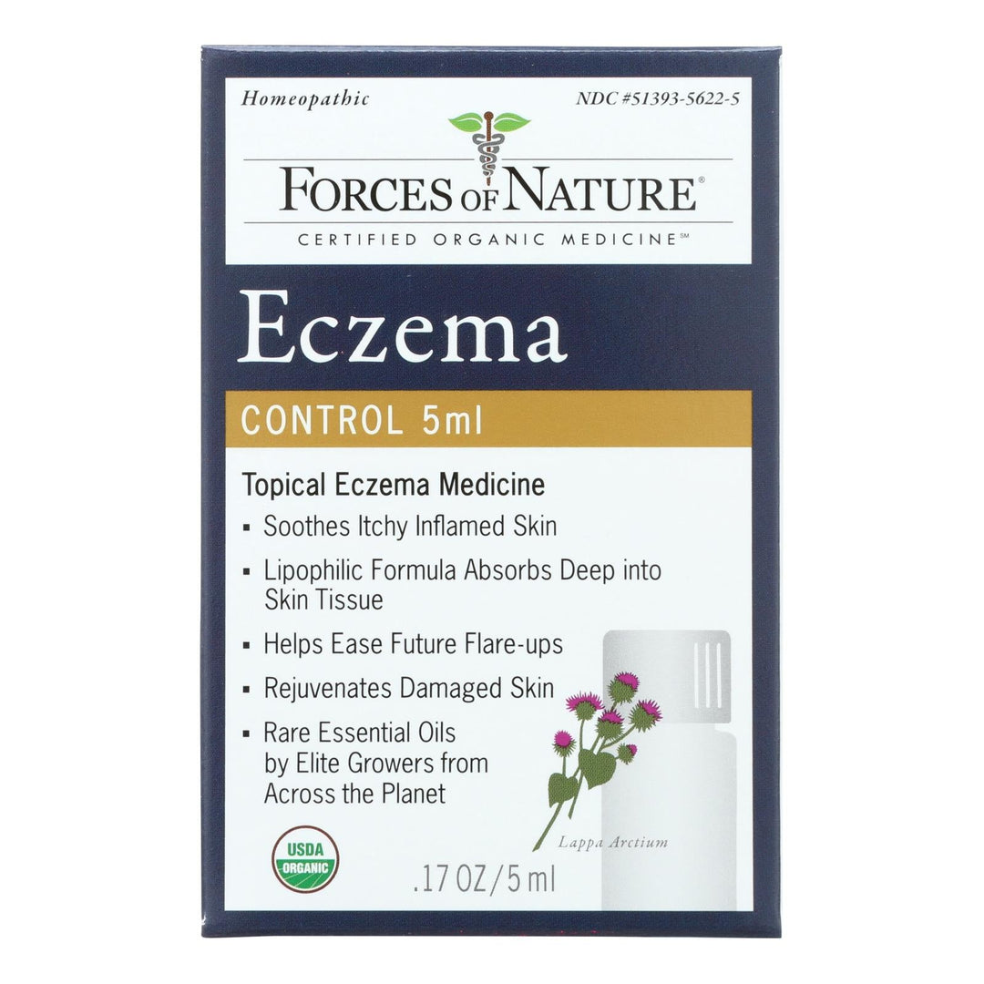 Forces Of Nature - Eczema Control - 1 Each - 5 Ml - Maras Green